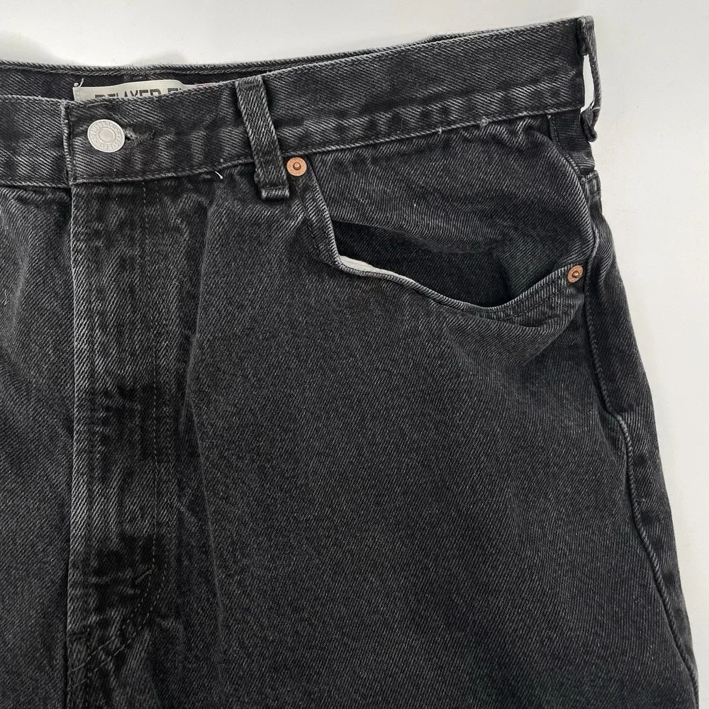 Levi's 550 Jeans Men's 40x32 (38x30) Relaxed Fit Black Tapered Leg Haiti 11/2008